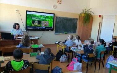 Lekcja w klasie IIa.