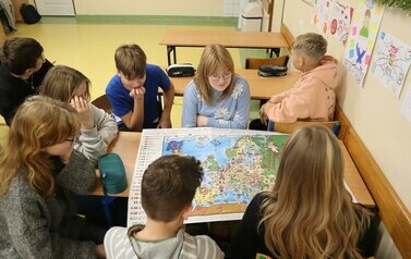 Praca przy mapie_