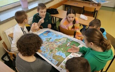 Praca  z mapą Europy_