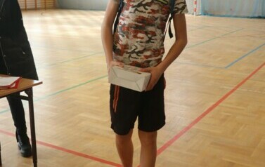 Jakub Duszak z klasy 7