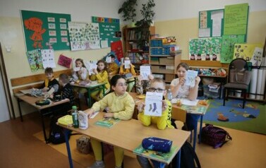 Dzien kolorowej skarpetki klasa 2a