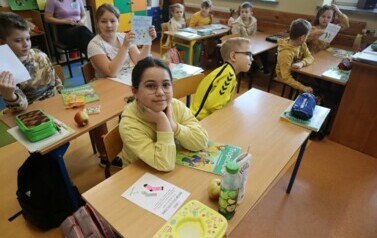 Dzień kolorowej skarpetki klasa 2a