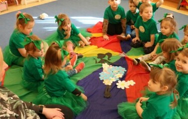 Zabawy z chustą animacyjną (5)