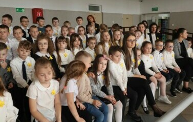 Uczniowie Szkoły Podstawowej  w Lelisie