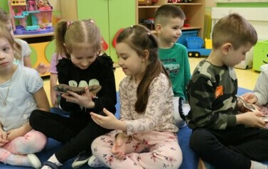 Spotkanie z leśniczym grupa Biedronki (2)