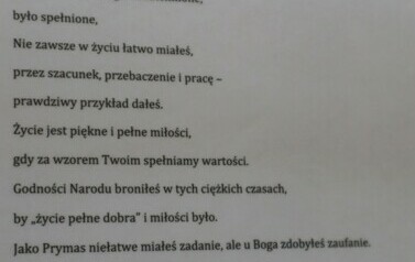 III miejsce - Henryk Parzych, kl. I      część literacka, kategoria &ndash; kl. I &ndash; III