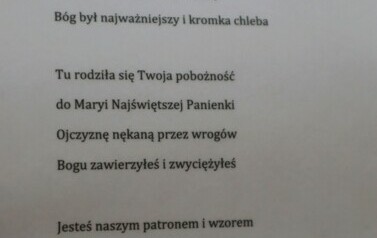 I miejsce &ndash; Antoni Staniek, kl. III      część literacka, kategoria &ndash; kl. I &ndash; III
