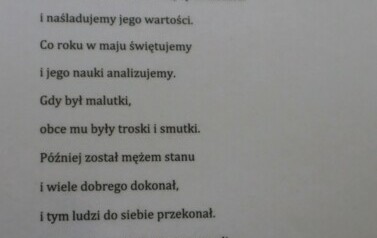 II miejsce &ndash; Bartosz Grala, kl. V         część literacka, kategoria &ndash; kl. IV &ndash; VIII