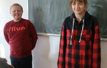 Zuzia i Adam z klasy 5