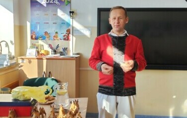 Pan Stanisław Ropiak - pieczywo obrzędowe.