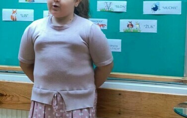 Natalia z klasy Ib