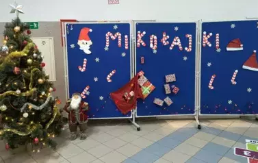 dekoracja mikołajkowa