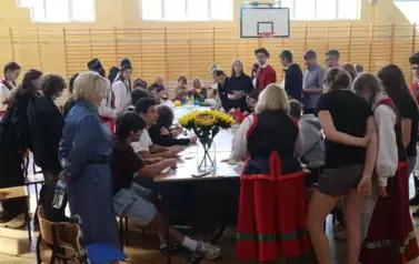 Spotkanie  z uczniamiz Turcji