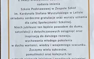25 lat pod patronatem Kardynała Stefana Wyszyńskiego 4