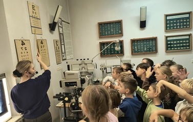 Muzeum Uniwersytetu Medycznego w Białymstoku. Pałac Branickich. Gabinet okulistyczny