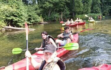 Kuba oraz inni uczniowie klasy VIIIb.