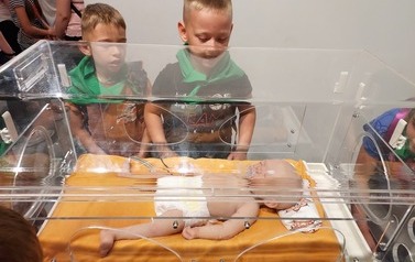 Dzieci z Oddziału Przedszkolnego w Centrum Nauki Kopernik