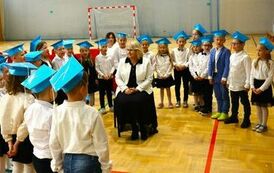 Podziękowanie pierwszoklasist&oacute;w dla Pani z zer&oacute;wki (2)