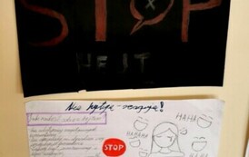 Plakaty uczni&oacute;w klasy sz&oacute;stej