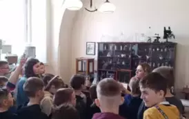 W dawnej aptece.