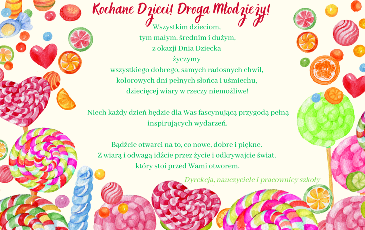 Zdjęcie do Życzenia z okazji Dnia Dziecka