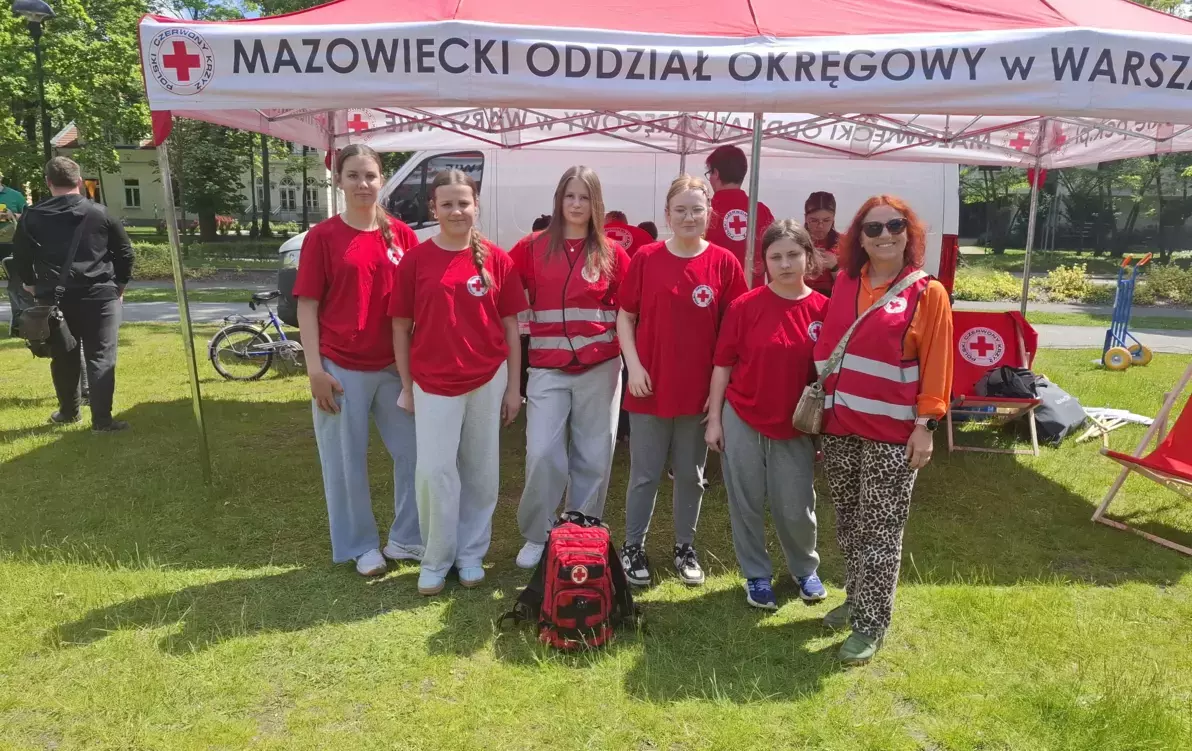 Zdjęcie do II miejsce XXXI Og&oacute;lnopolskie Mistrzostwa Pierwszej Pomocy PCK &ndash; etap okręgowy