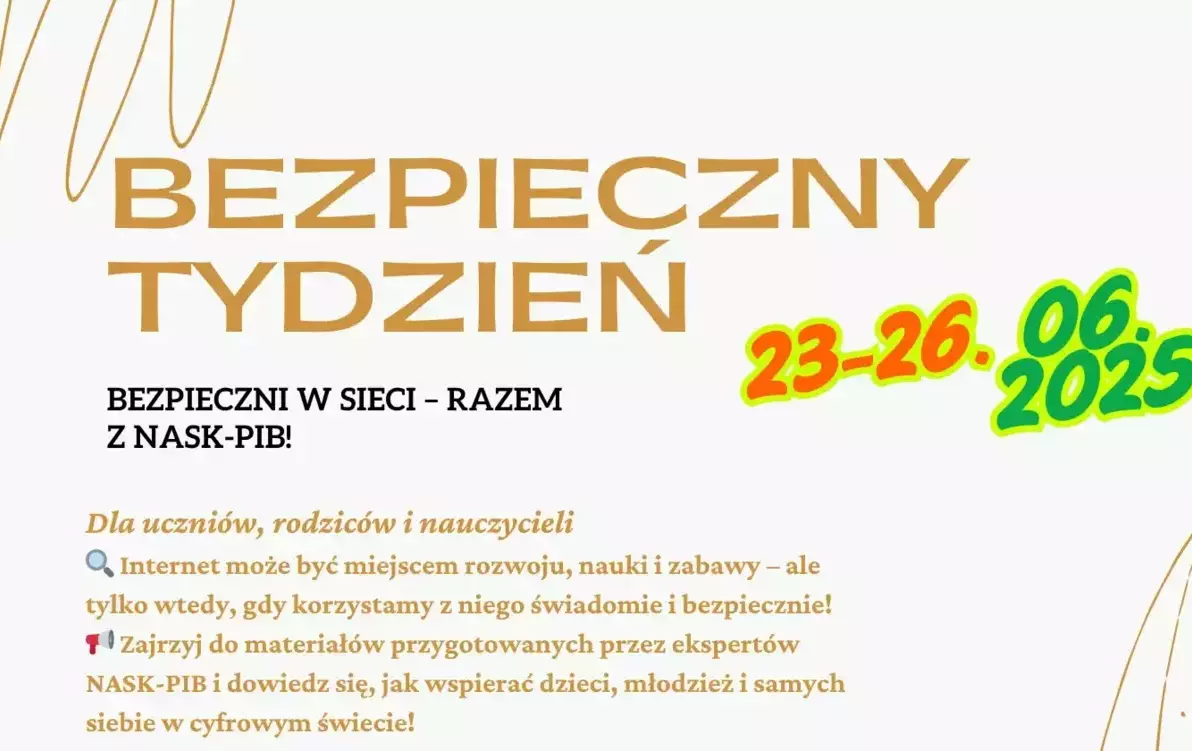 Zdjęcie do Bezpieczny tydzień w sieci