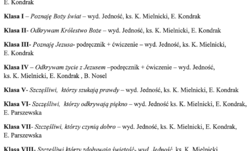 Zdjęcie do Podręczniki do religii w roku szkolnym 2026/2027