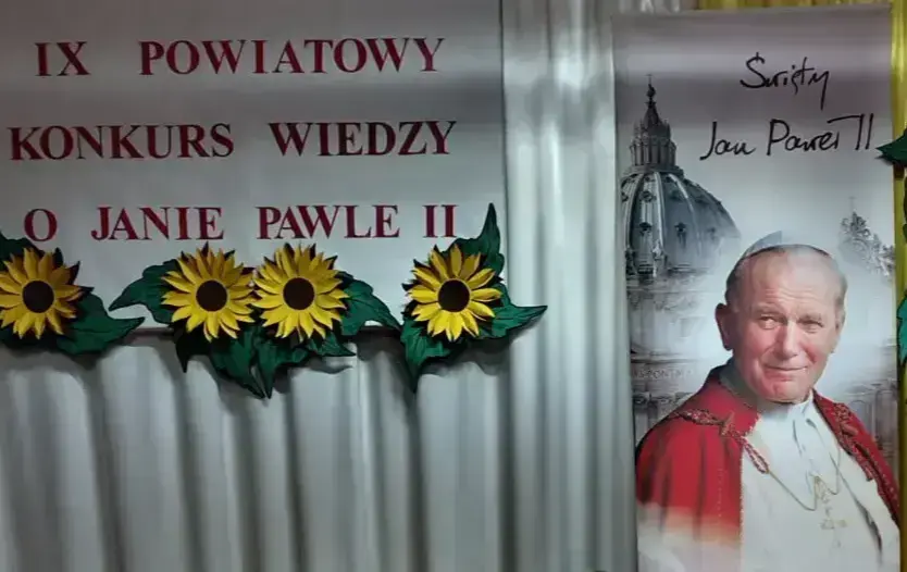 Zdjęcie do Piątoklasista zwycięzcą IX Powiatowego Konkursu Wiedzy o Janie Pawle II 