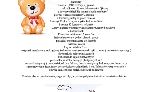 Zdjęcie do Wyprawka szkolna