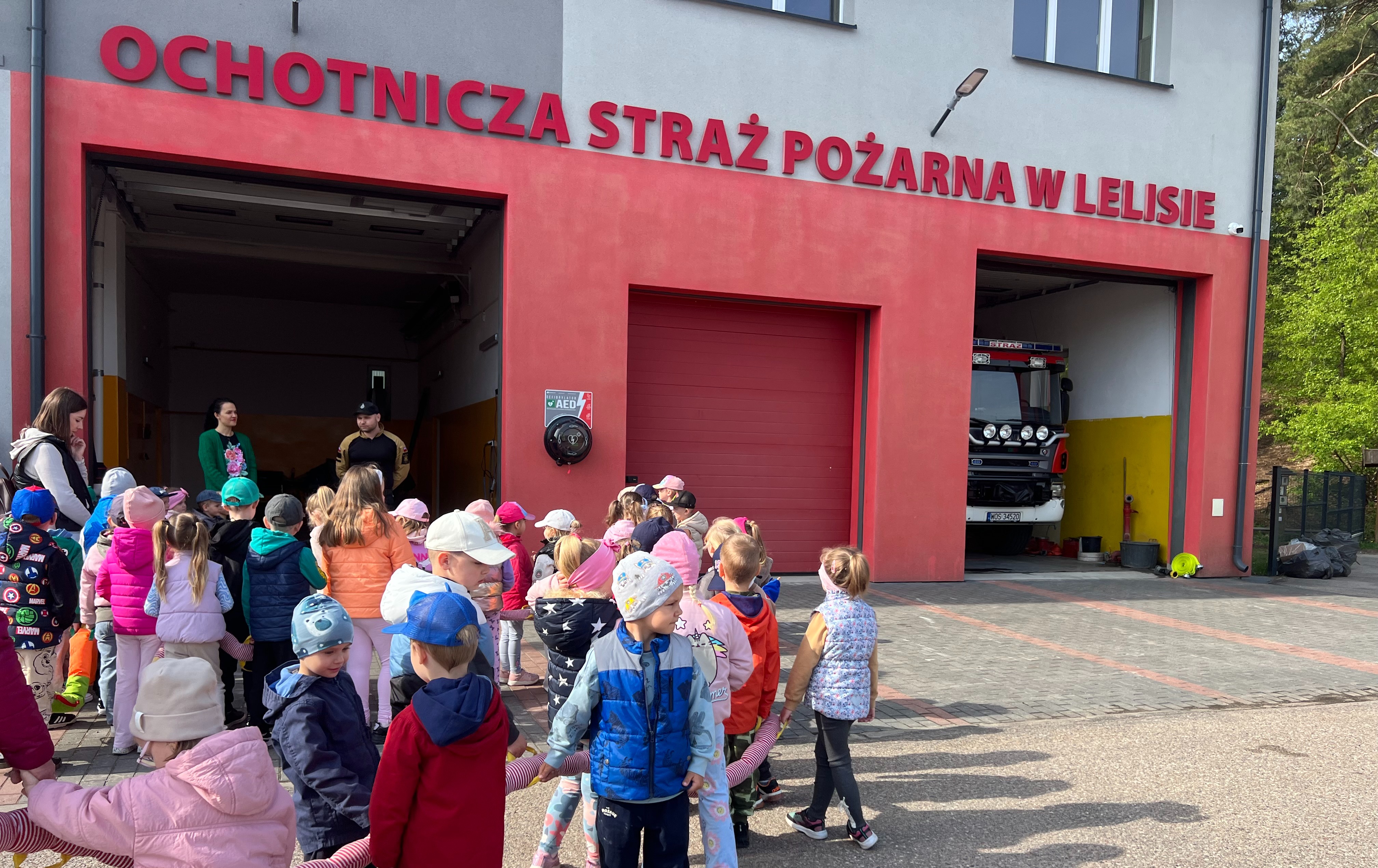 Zdjęcie do Wizyta w OSP w Lelisie